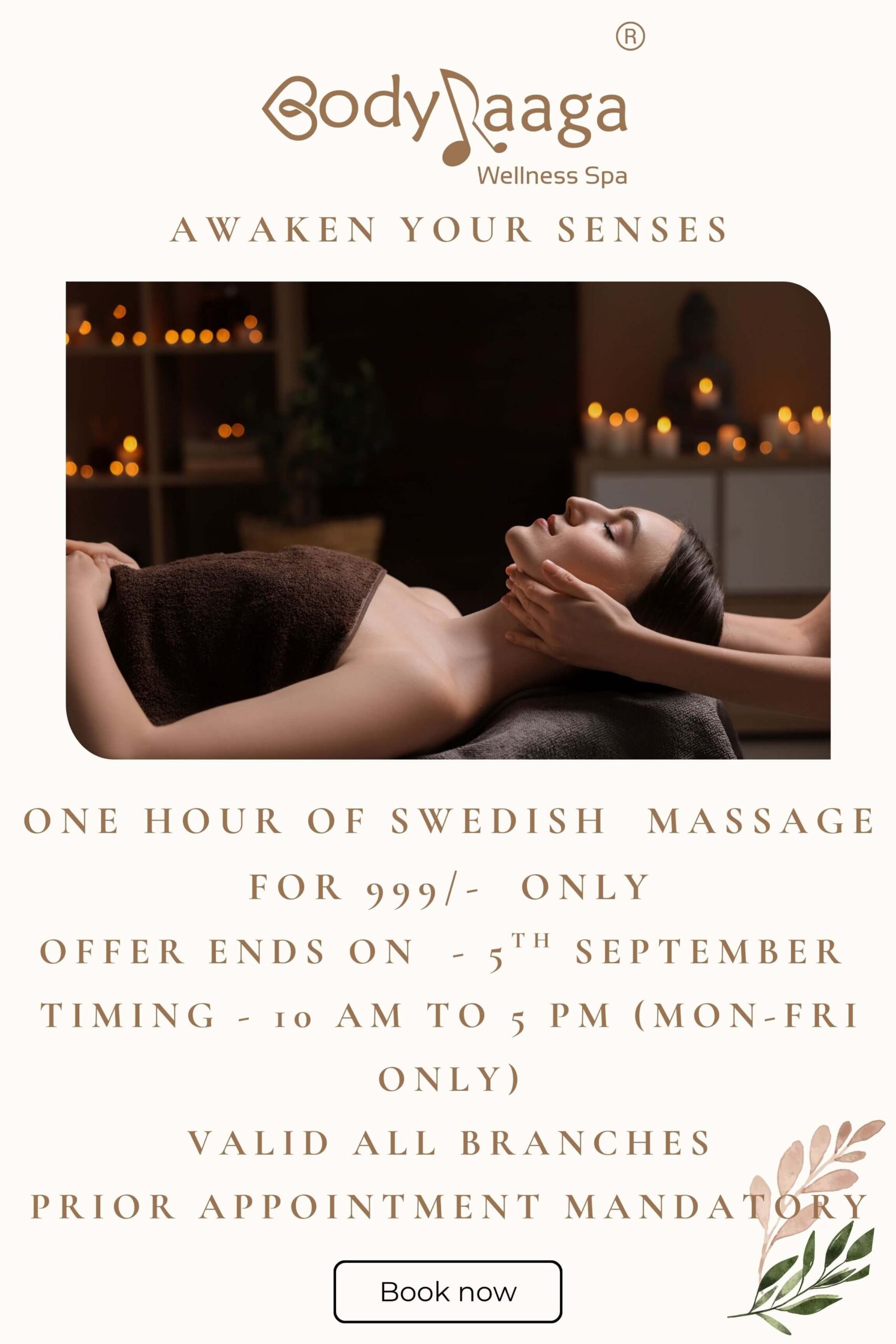 body raaga offer Rs999